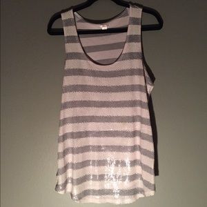 Xhilaration® Sequined Tank Top