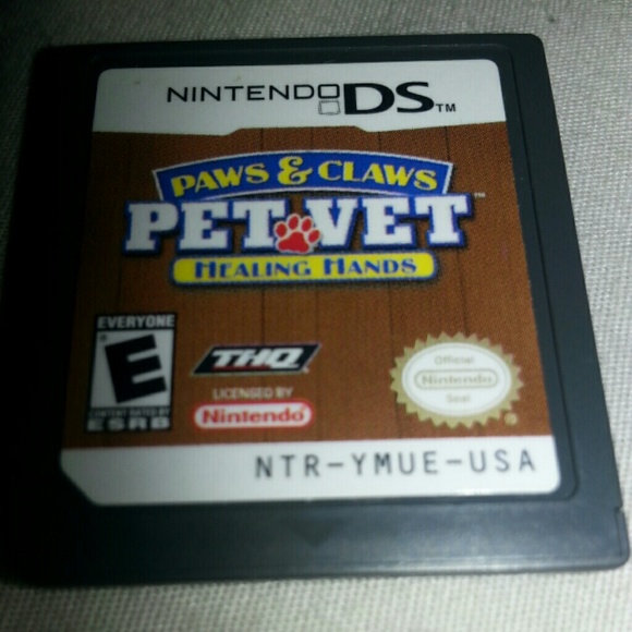 paws & claws pet vet nintendo game
