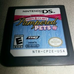 paws & claws pampered pets nintendo game