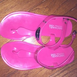 Michael kor pink sandals