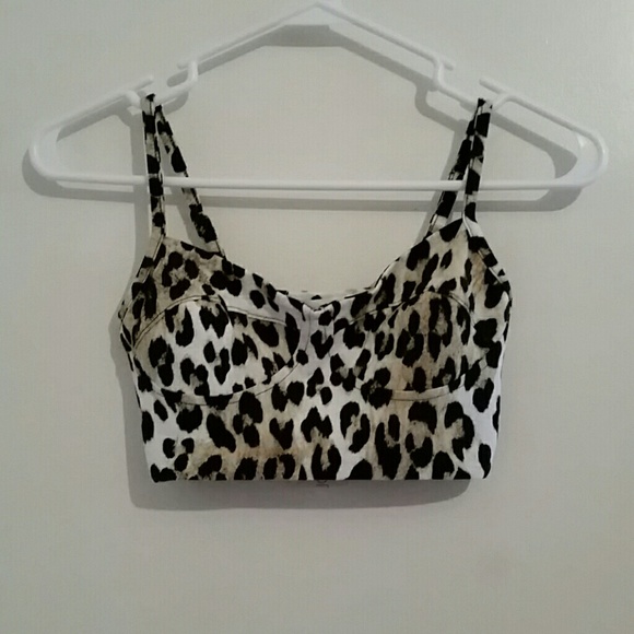 Other - NWT animal print bralette cheetah leopard sm