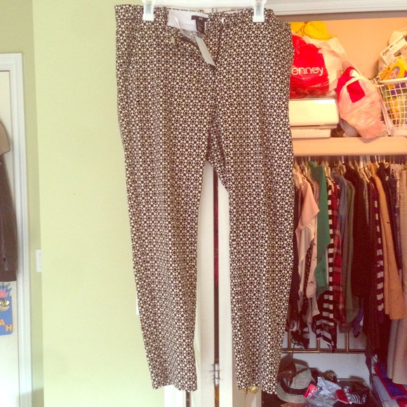 Tapered Printed Slacks