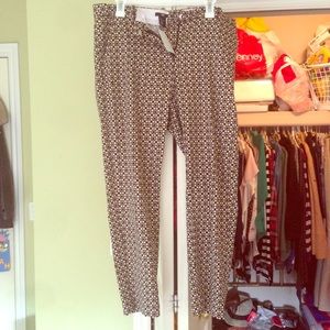 Tapered Printed Slacks