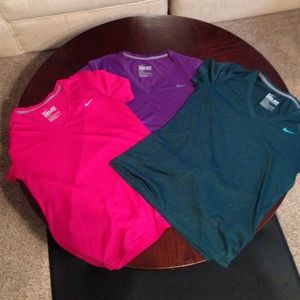 Bundled Women's Nike Dry-Fit Tees
