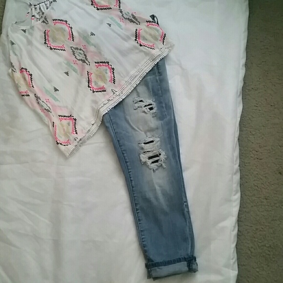 American eagle crop jeans