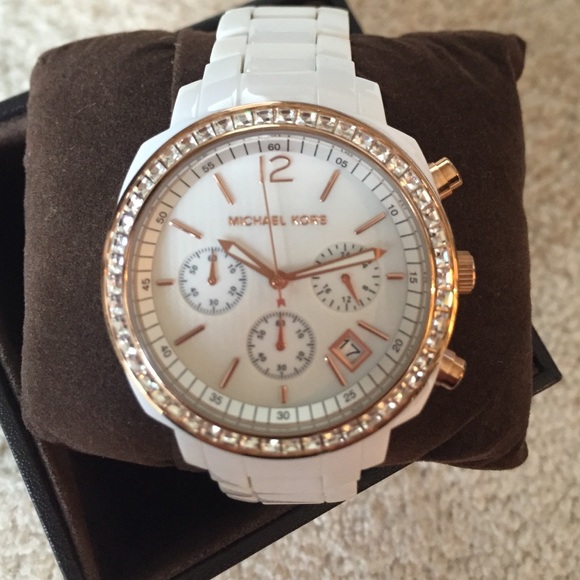 Michael Kors Accessories - White Michael Kors watch