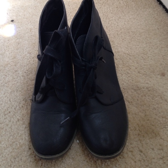Black ankle boots
