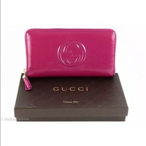 🚫SOLD! GUCCI 291102 Soho Large Zip around Wallet