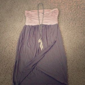 AQUA tulip tube dress from Bloomingdales