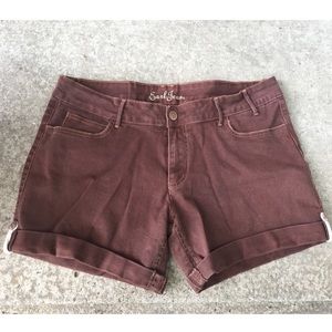 Earl Jean Brown Shorts
