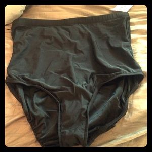 High-waisted swim bottom