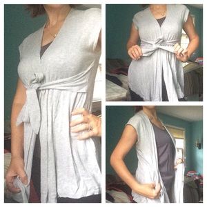 Price ⬇️! Anthropologie tie-front cardigan