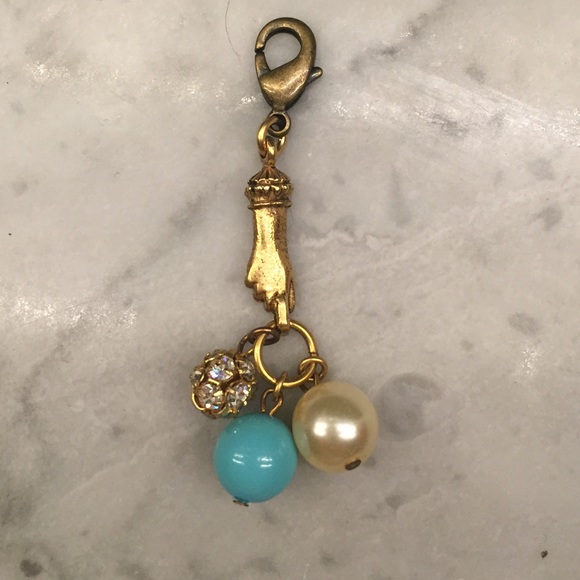 Anthropologie hand charm w three beads