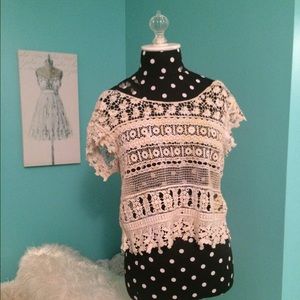 Urban outfitters lace blouse