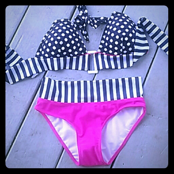 Adorable Pink and Black 2 piece