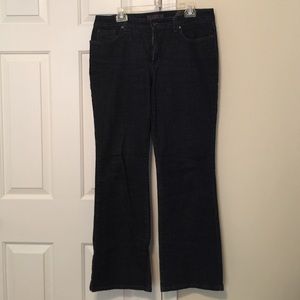 Nine West dark wash denim jeans