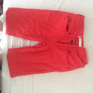 Red Levi jeggings size 26 worn once!
