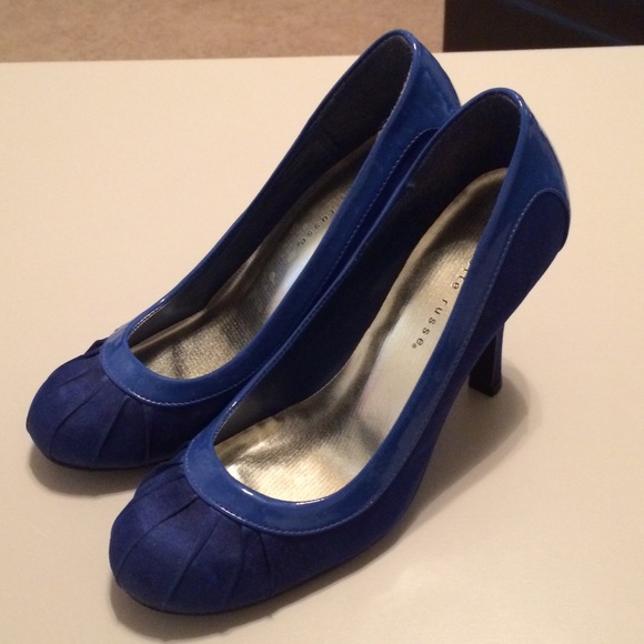 Royal blue heels