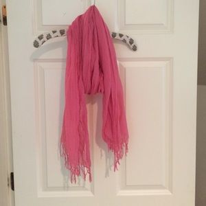 Pink scarf
