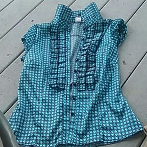 Adorable Blue Button down