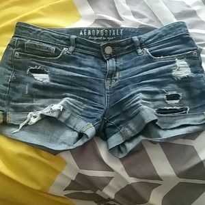 denim shorts