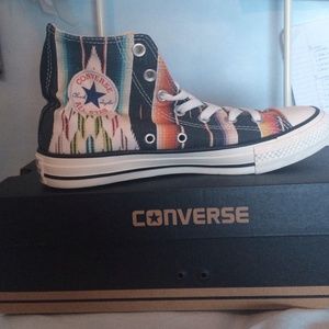 *PRICE REDUCED* Converse high top "tribal"