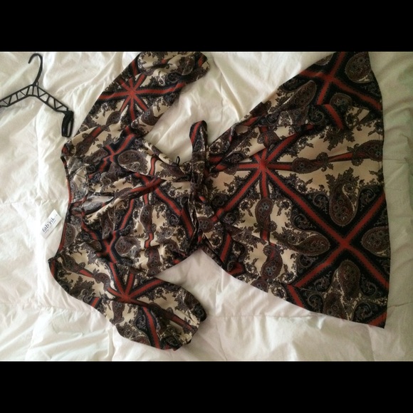 Dress with cool print