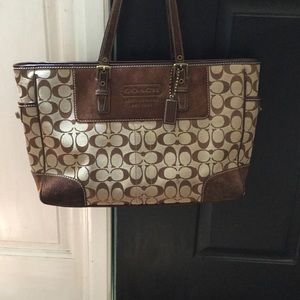 Coach used hand bag.