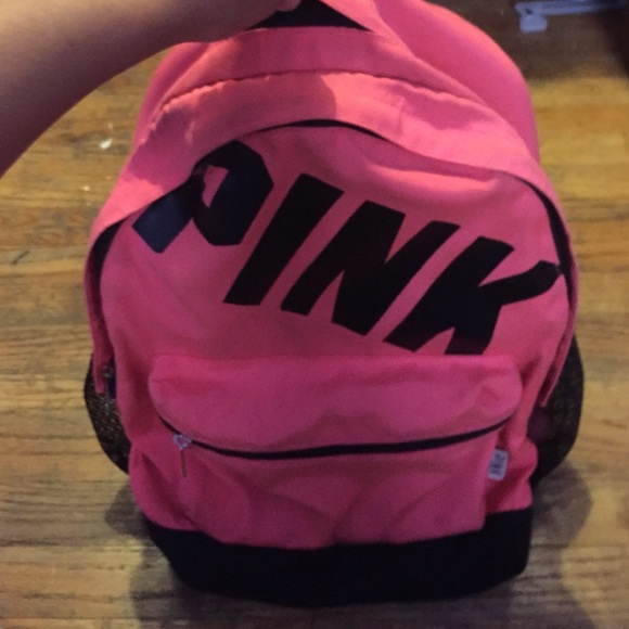 Love pink bookbag