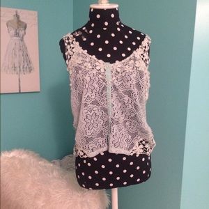 Urban Outfitters blue lace tank!