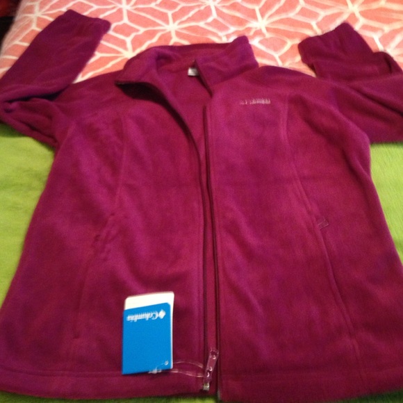 Purple Columbia Benton Spring zip-up jacket Large