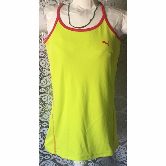 Neon Puma Racerback Workout Tank - Picture 1 of 2