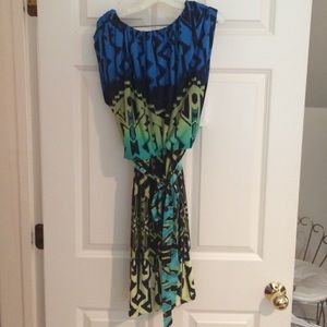 Colorful tribal patterned dress