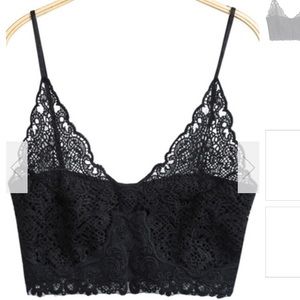 Crochet Front Crop Top