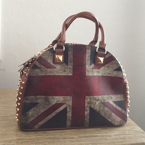 Newly reduced UK bowling bag w/ studs & crystals