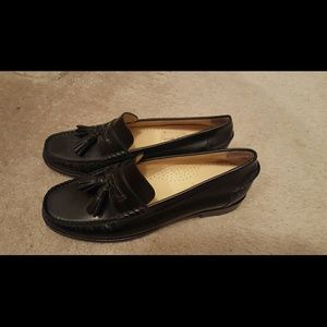 Cole Haan black penny loafers