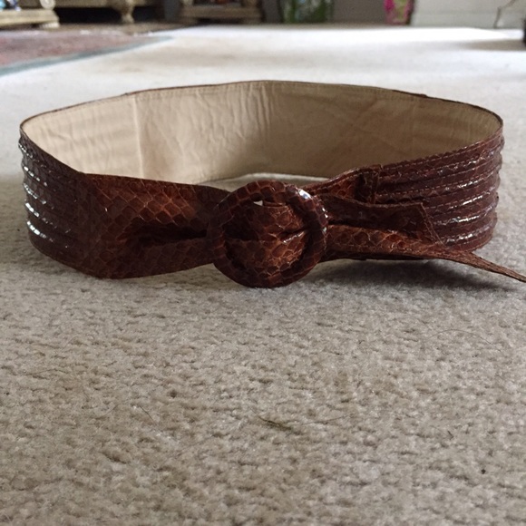 Real Snake Skin Belt