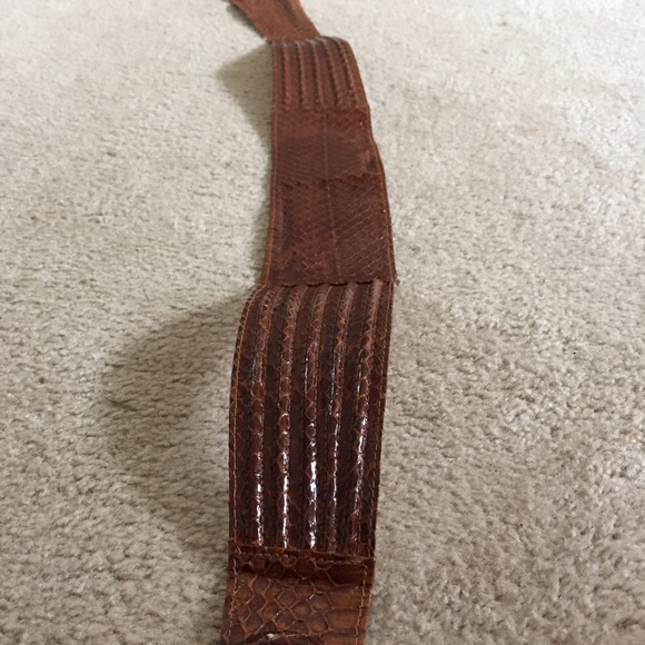 Real Snake Skin Belt