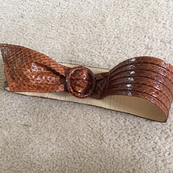 Real Snake Skin Belt