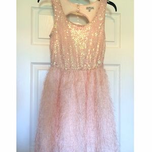 Pinkish/nude sparkly Charlotte Russe dress