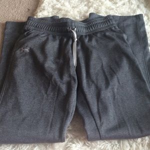 Insulated heather grey sweat pants