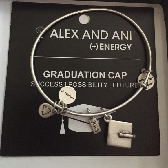 Alex and Ani graduation bracelet 2015 silver