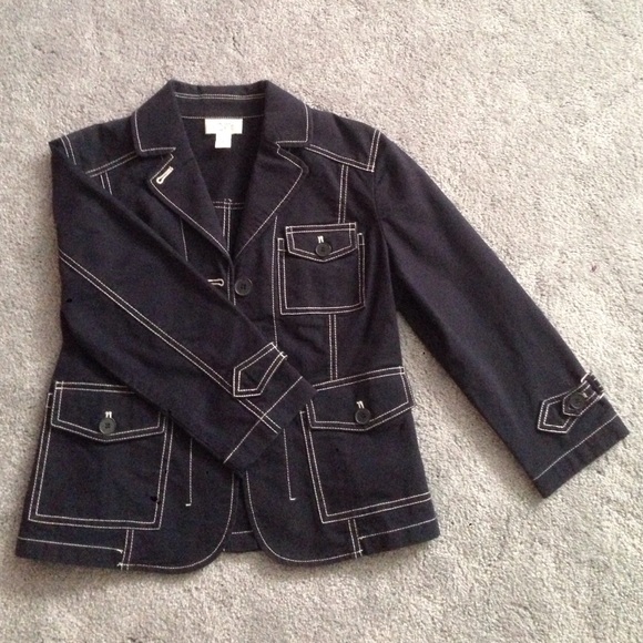 loft 3/4 sleeve jacket