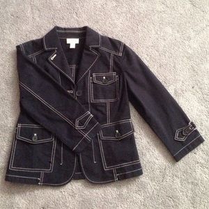 loft 3/4 sleeve jacket