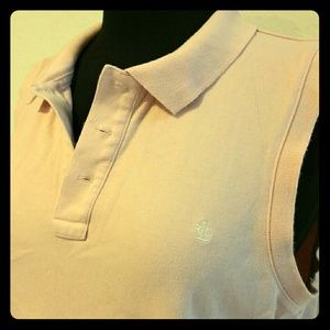 RALPH LAUREN pink sleeveless Polo shirt L