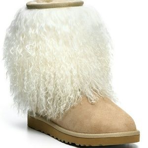 UGG | Shoes | Light Tan Mangolian Fur Uggs | Poshmark