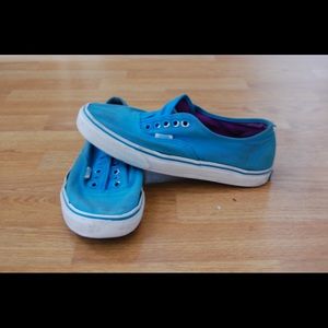 Light Blue Vans (NO LACES)