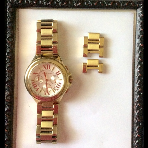 Michael Kors Gold plated Bradshaw Watch - Picture 1 of 4