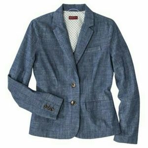 Chambray blazer