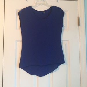 Super cute and comfy dark/royal blue shirt